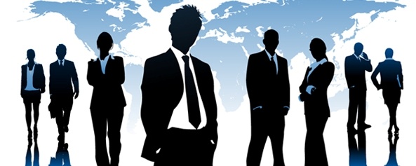 silhouettes of professional people 