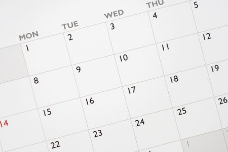 calendar representing the retroactive date
